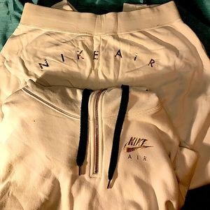 Nike jumpsuit, cropped top.